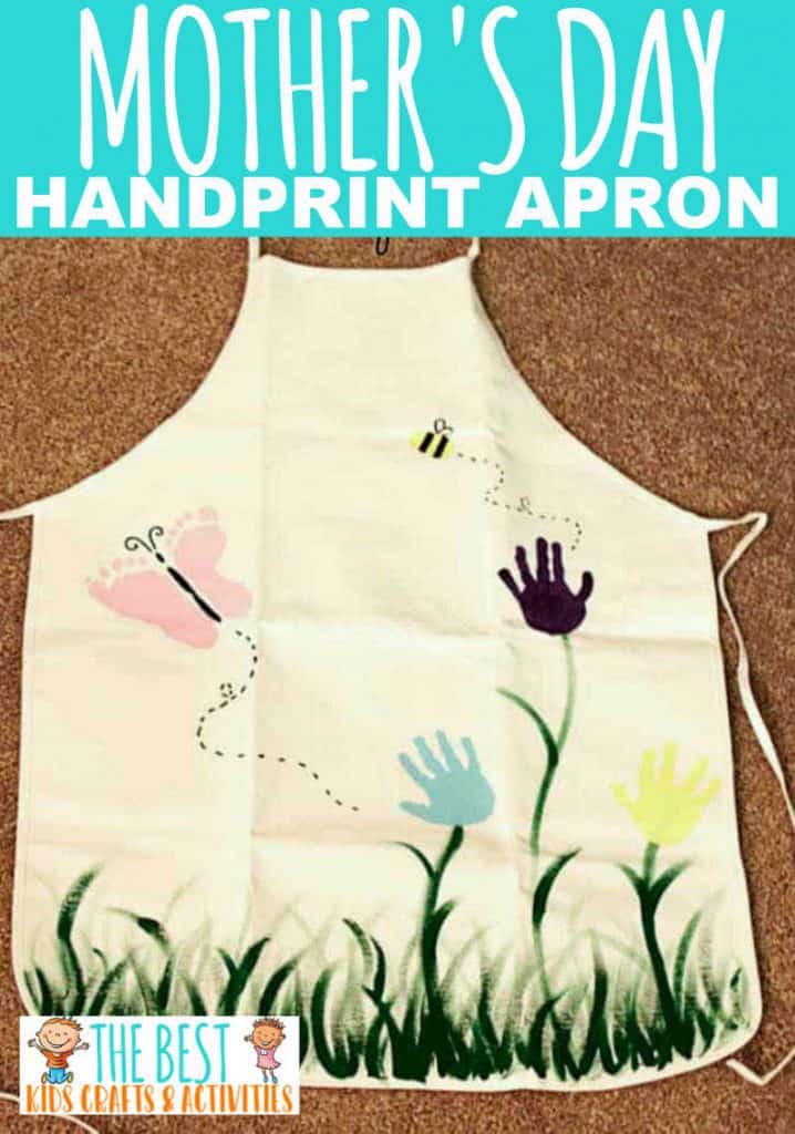 Mother's Day Handprint Apron
