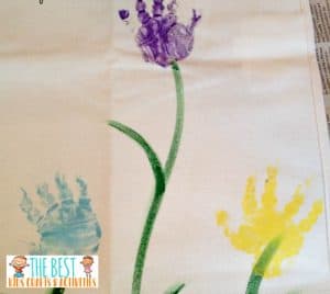 Mother's Day Handprint Apron - EASY Mother's Day Gift