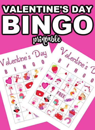 Valentine's Day bingo game Printable