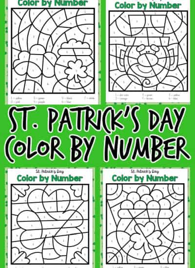 ST PATRICK'S DAY COLOR BY NUMBER