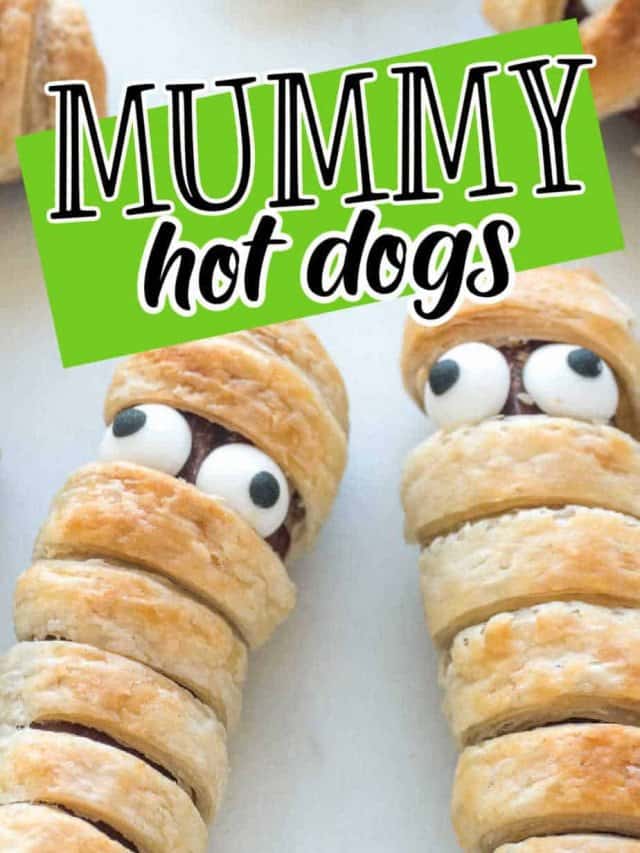 Mummy Hot Dog Recipe for Halloween