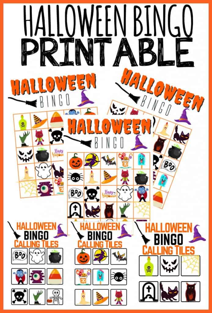 Halloween Bingo printable game