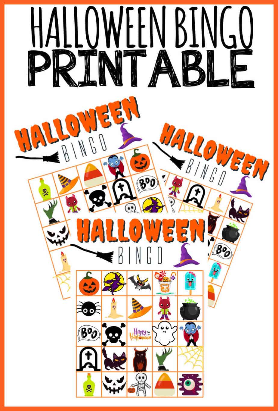 Halloween Bingo printable game