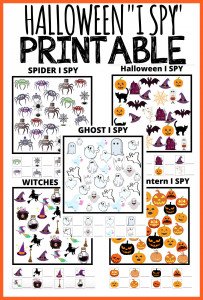 Printable I Spy Halloween Activity for Kids • The Best Kids Crafts and ...