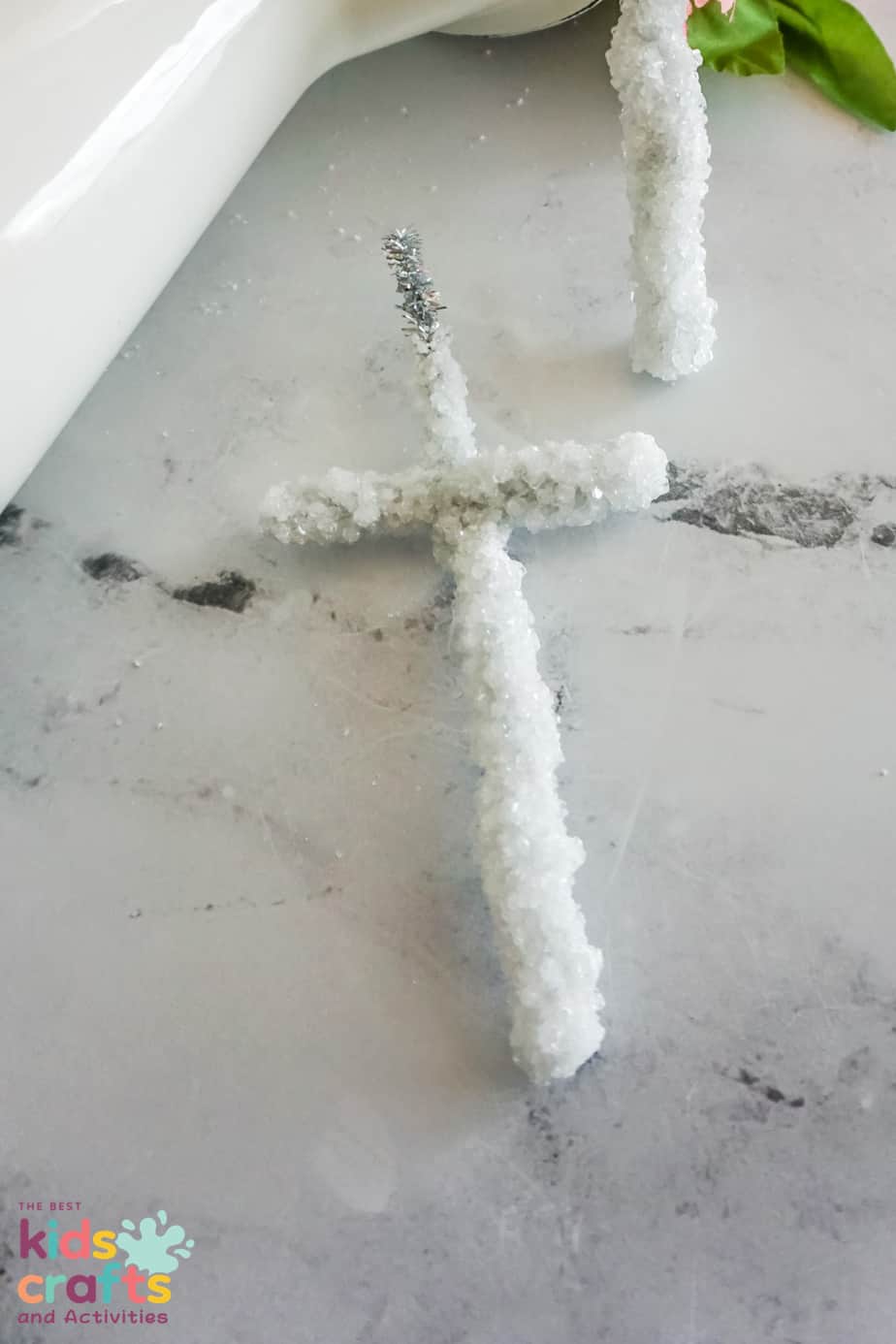 Borax Crystals Easter Cross Easter Craft