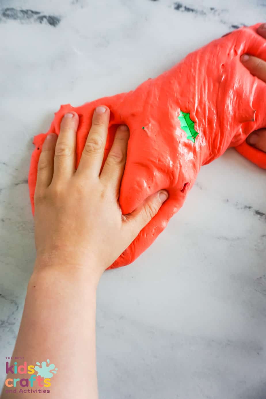 Red Christmas Butter Slime