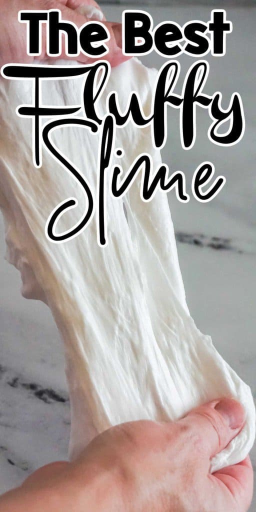 Easy 3 Ingredient Fluffy Slime Recipe Non-Sticky