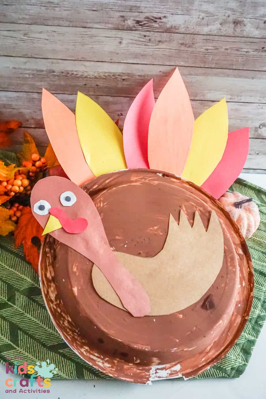 Thanksgiving Turkey Paper Plate Craft