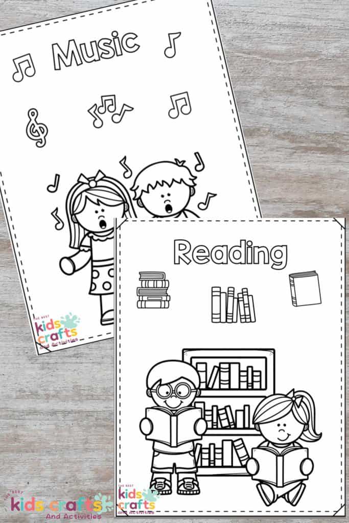 Back to School Coloring Pages Printables • The Best Kids Crafts and ...