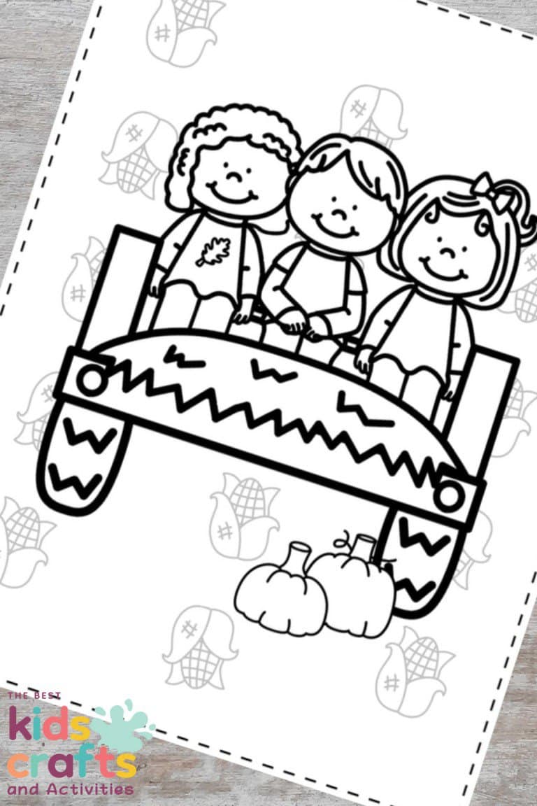 Thanksgiving Coloring Pages Printable For Kids • The Best Kids Crafts ...
